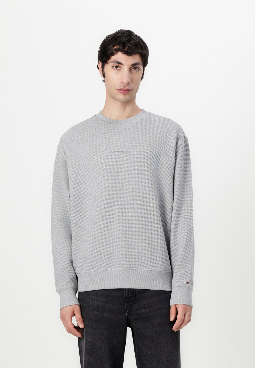 Толстовка SCRIPT CREW Tommy Jeans, серый 
Толстовка SCRIPT CREW Tommy Jeans, серый