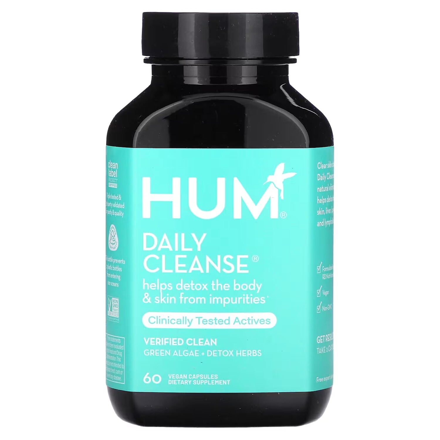 HUM Nutrition Daily Cleanse, 60 капсул
HUM Nutrition Daily Cleanse, 60 капсул