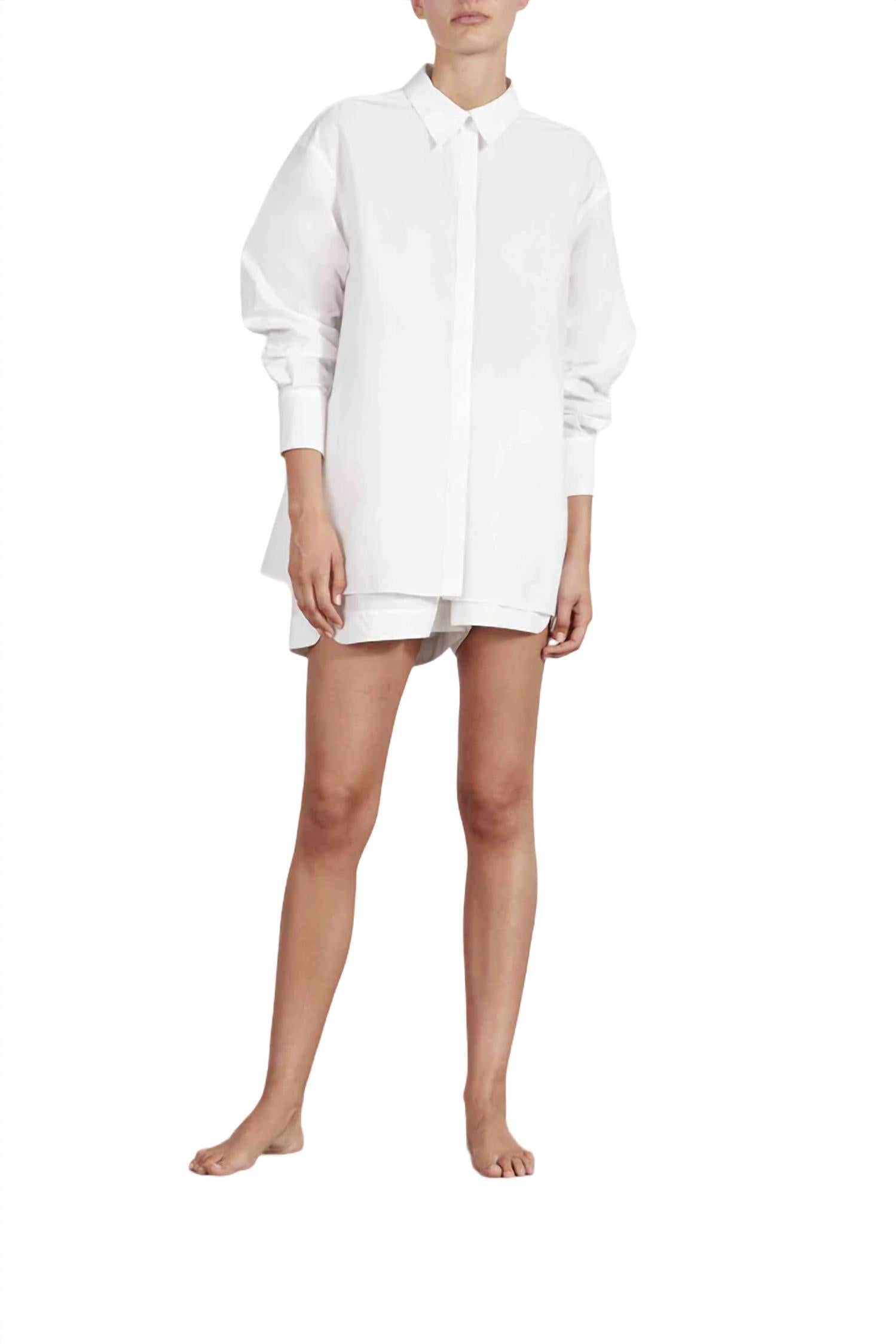 Рубашка Baros с длинным рукавом белого цвета BONDI BORN
Рубашка Baros с длинным рукавом белого цвета BONDI BORN