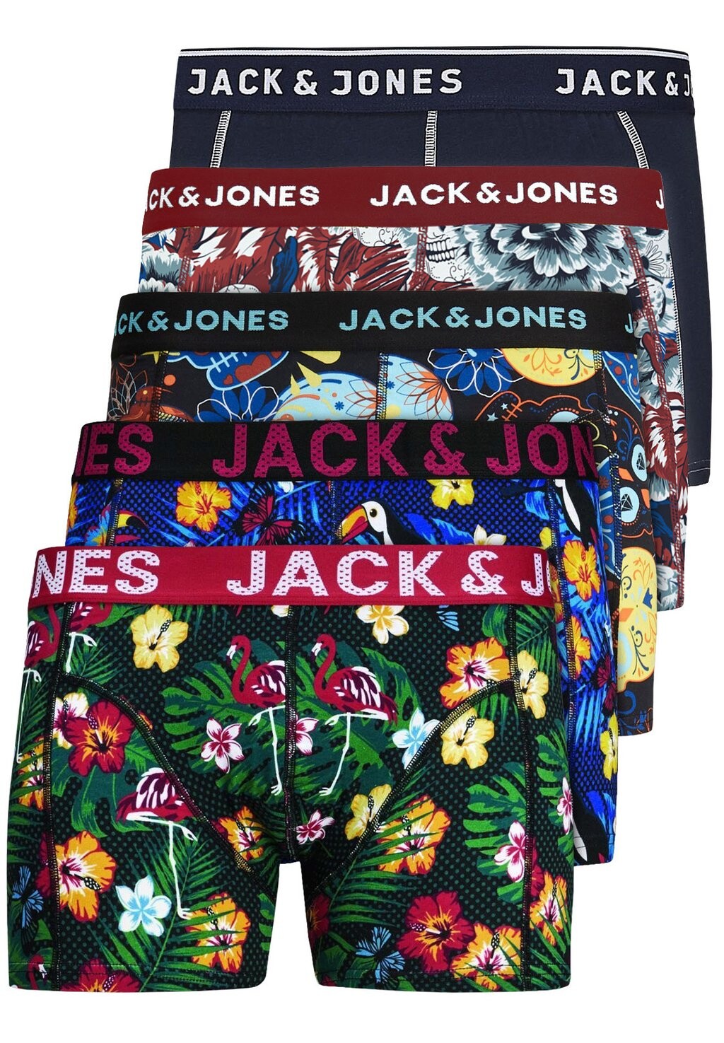 Трусики 5 PACK JACVEL Jack & Jones, неоновый синий
Трусики 5 PACK JACVEL Jack & Jones, неоновый синий