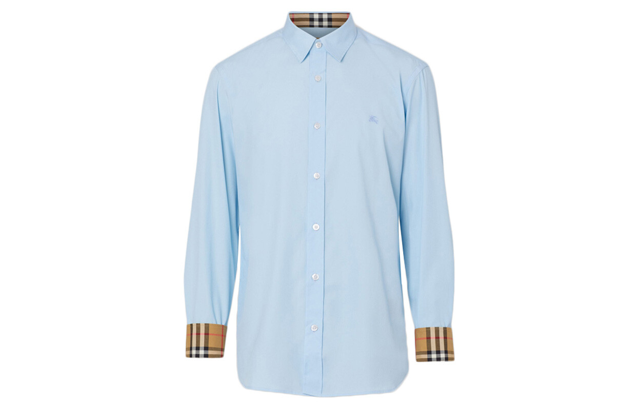 Рубашка мужская светло-синяя Burberry, светло-голубой
Рубашка мужская светло-синяя Burberry, светло-голубой