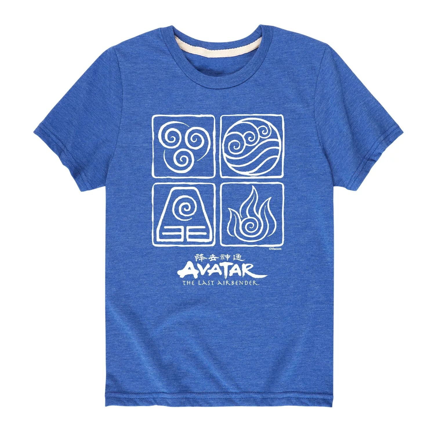 Футболка с изображением символов «Аватар: последний маг стихии» для мальчиков 8–20 лет Licensed Character, синий
Футболка с изображением символов «Аватар: последний маг стихии» для мальчиков 8–20 лет Licensed Character, синий