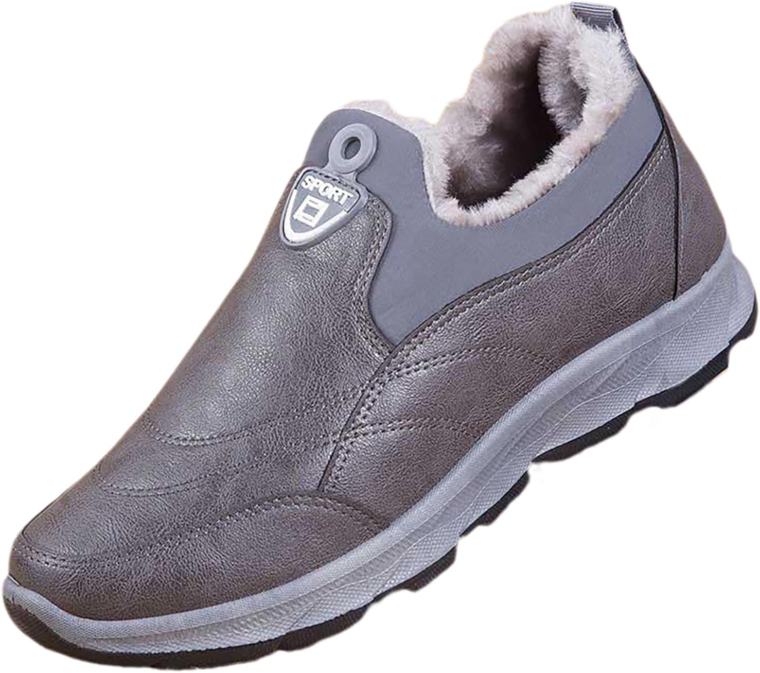 Мужские кожаные водонепроницаемые ортопедические лоферы, зимние утепленные ботинки на меху, ботинки до щиколотки, противоскользящие термальные снегоступы Zplmide, серый
Мужские кожаные водонепроницаемые ортопедические лоферы, зимние утепленные ботинки на меху, ботинки до щиколотки, противоскользящие термальные снегоступы Zplmide, серый