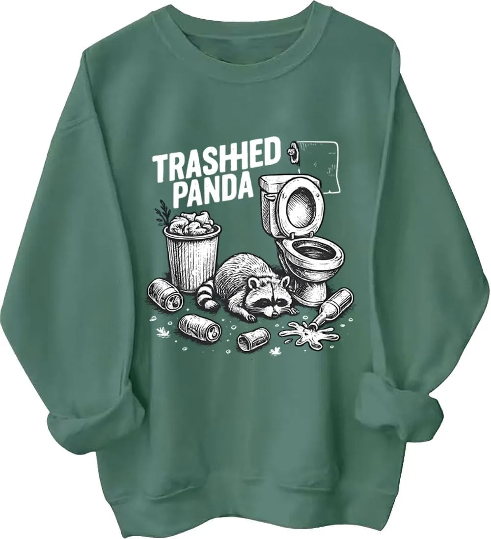 Толстовка Trashed Panda с юмористическим дизайном Czbic
Толстовка Trashed Panda с юмористическим дизайном Czbic