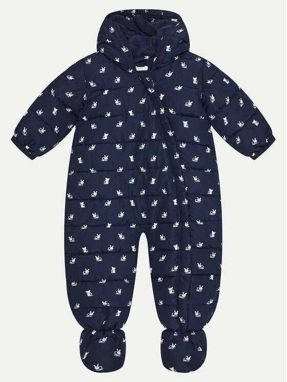 Зимний костюм стандартного кроя United Colors Of Benetton, синий
Зимний костюм стандартного кроя United Colors Of Benetton, синий