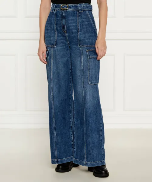 Джинсы Flare fit Twin-Set, синий 
Джинсы Flare fit Twin-Set, синий