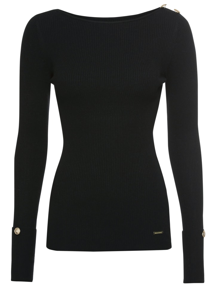 Черный вязаный свитер Bruno Banani
Черный вязаный свитер Bruno Banani