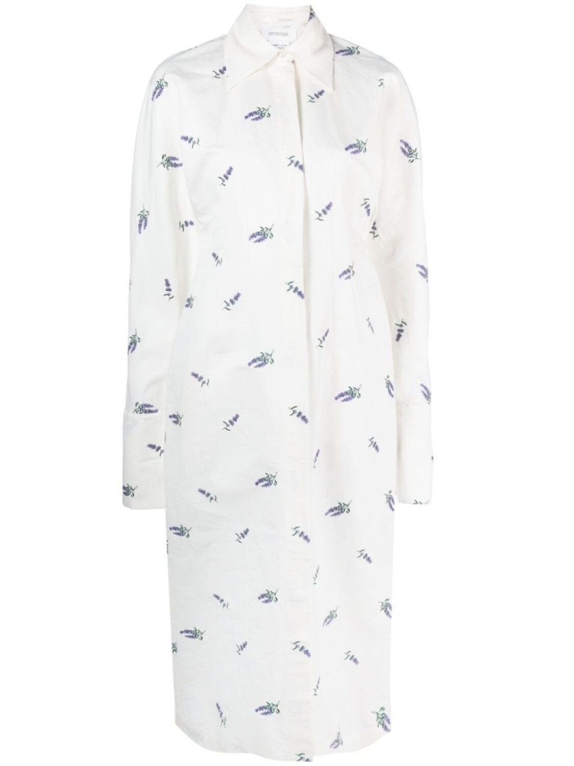 Sportmax платье-рубашка с цветочным принтом, серый
Sportmax платье-рубашка с цветочным принтом, серый