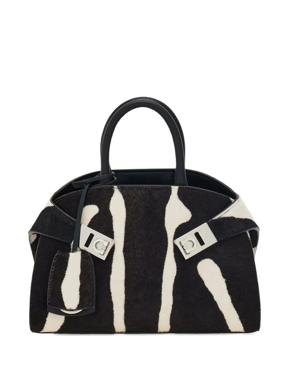 Мини-сумка Hug двухцветная Ferragamo, черный
Мини-сумка Hug двухцветная Ferragamo, черный