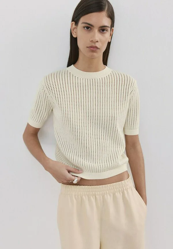 Простая футболка Mango, Off-White
Простая футболка Mango, Off-White