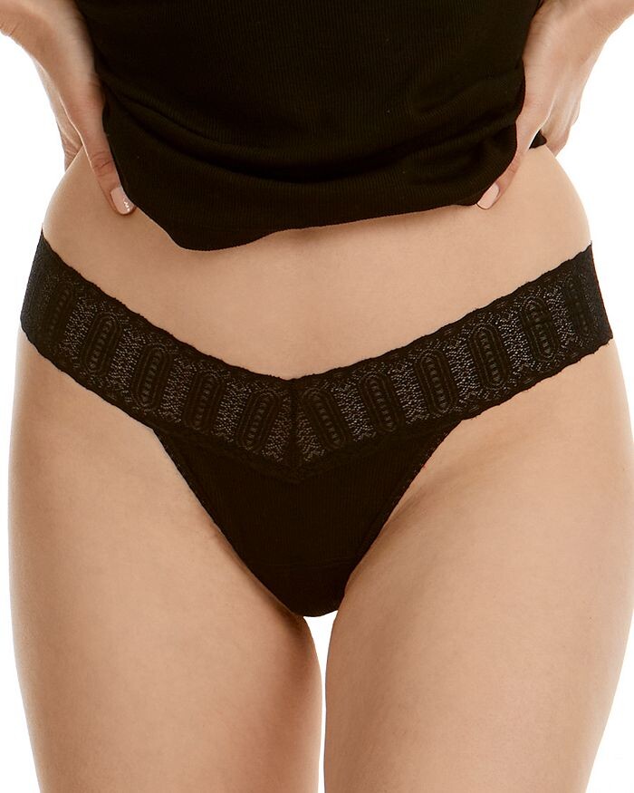 Трусики Hanky Panky Eco RX с низкой посадкой Hanky Panky, черный 
Трусики Hanky Panky Eco RX с низкой посадкой Hanky Panky, черный