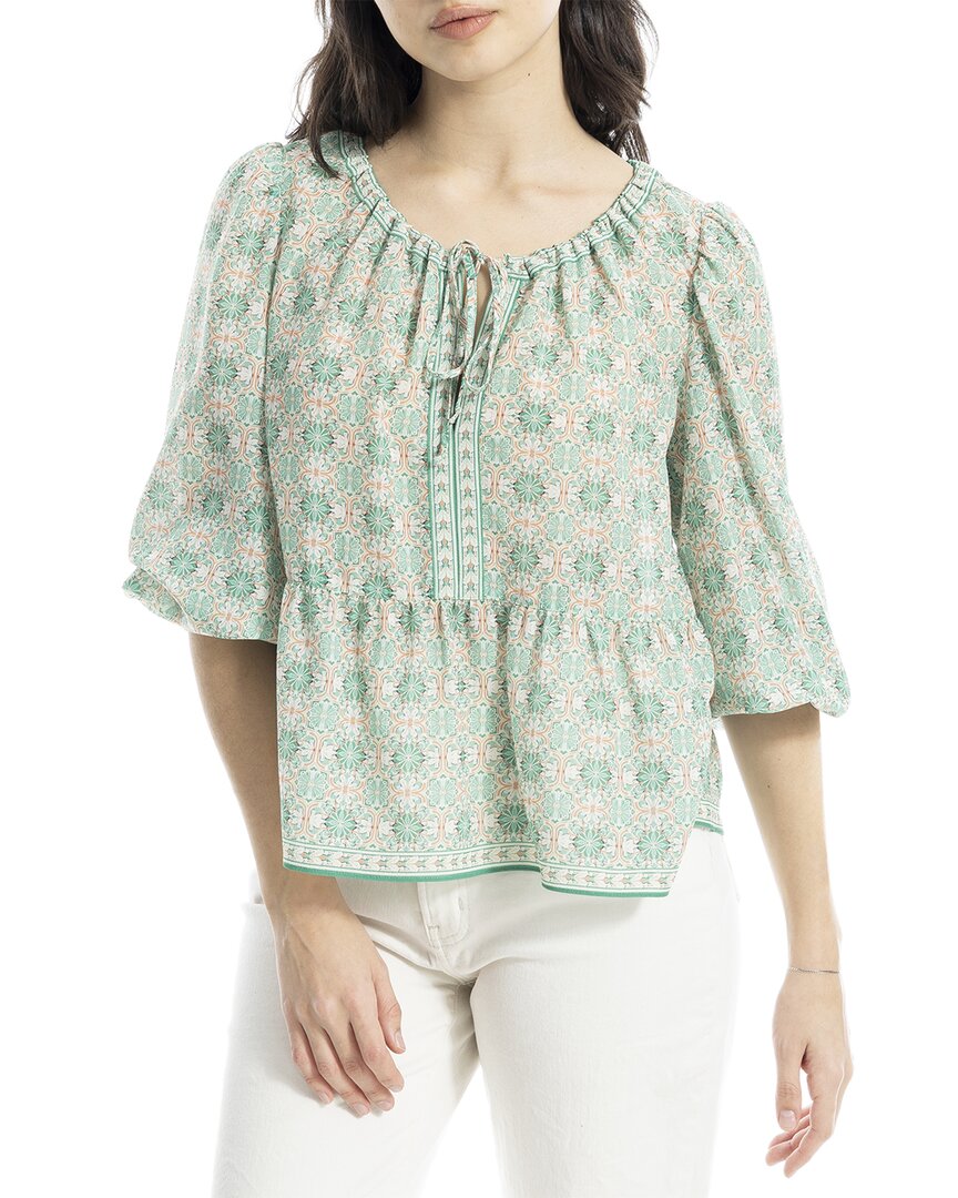 Max Studio Блузка с рукавами-фонариками, зеленый
Max Studio Блузка с рукавами-фонариками, зеленый