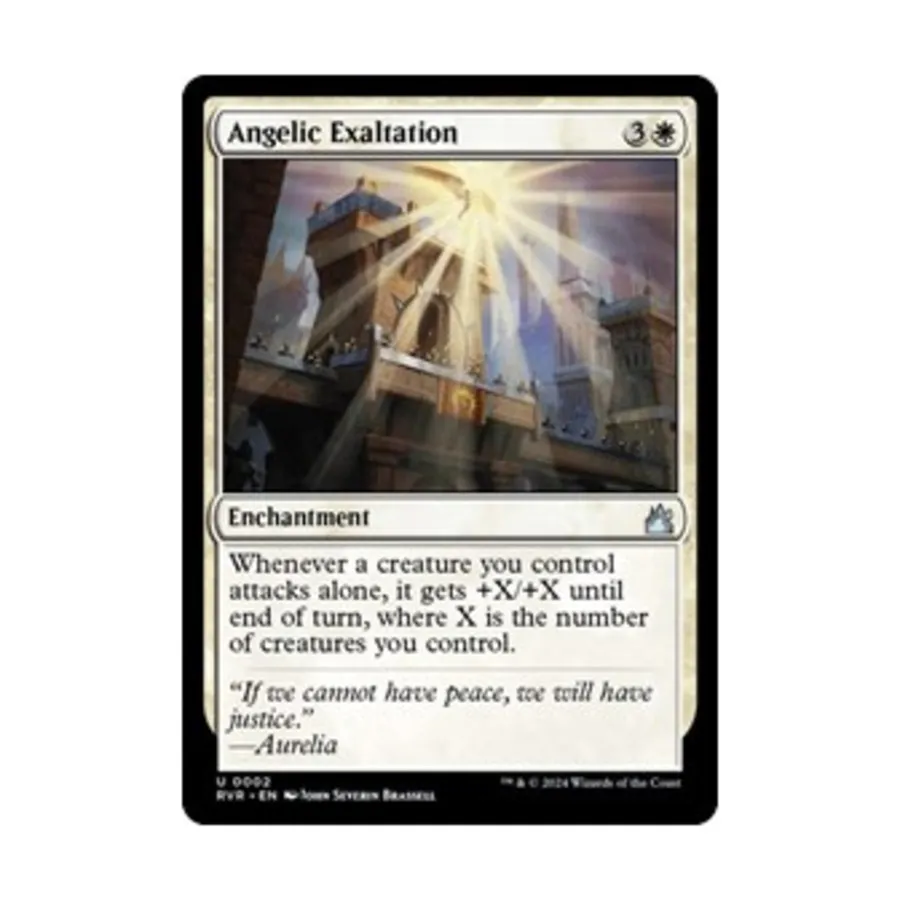 CCG Ангельское Возвышение (U), MTG - Ravnica Remastered
CCG Ангельское Возвышение (U), MTG - Ravnica Remastered