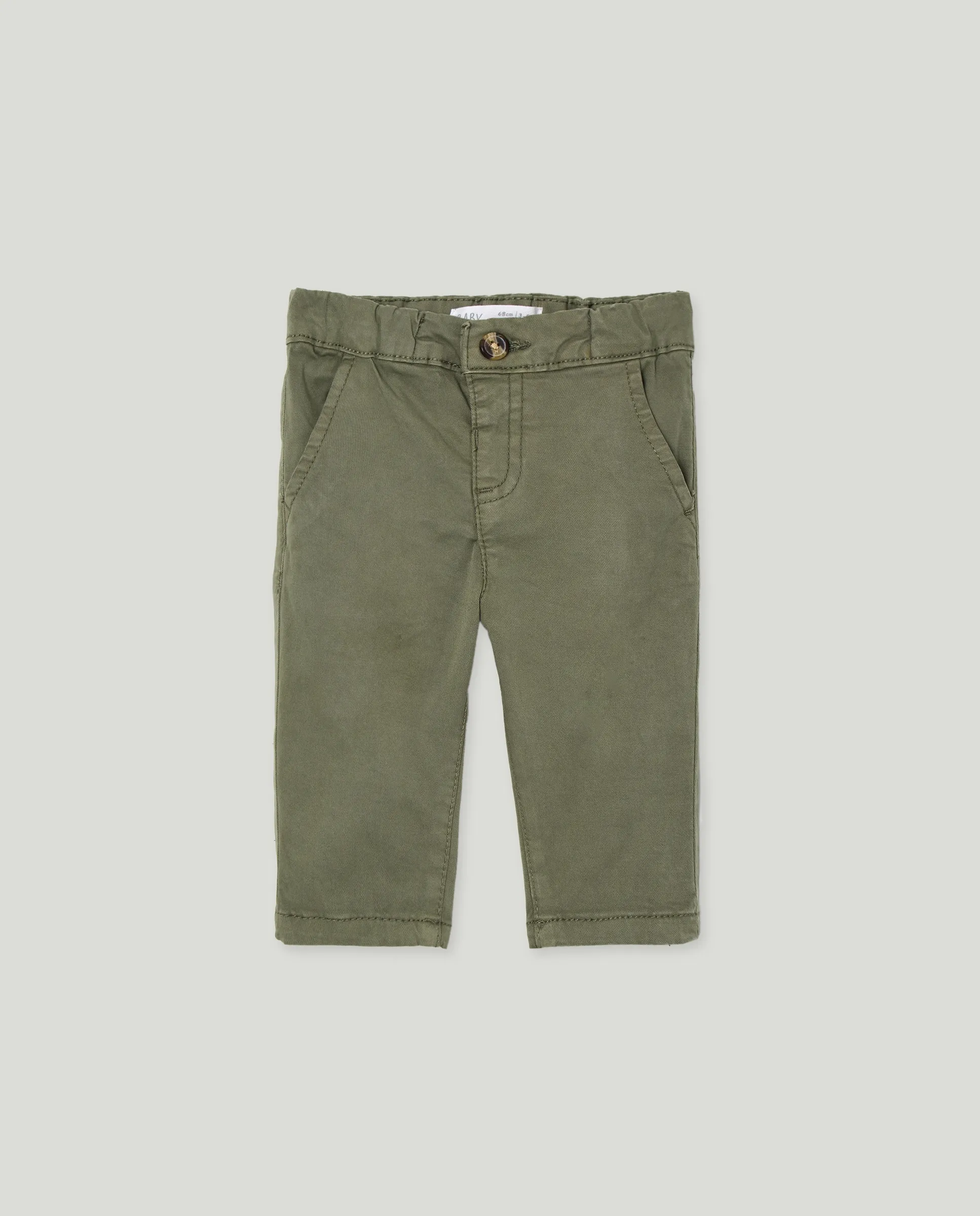 Брюки чинос однотонные детские Baby El Corte Inglés, хаки
Брюки чинос однотонные детские Baby El Corte Inglés, хаки