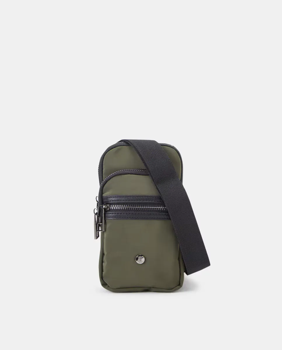 Маленькая нейлоновая сумка через плечо Emidio Tucci, цвет Kaki 
Маленькая нейлоновая сумка через плечо Emidio Tucci, цвет Kaki