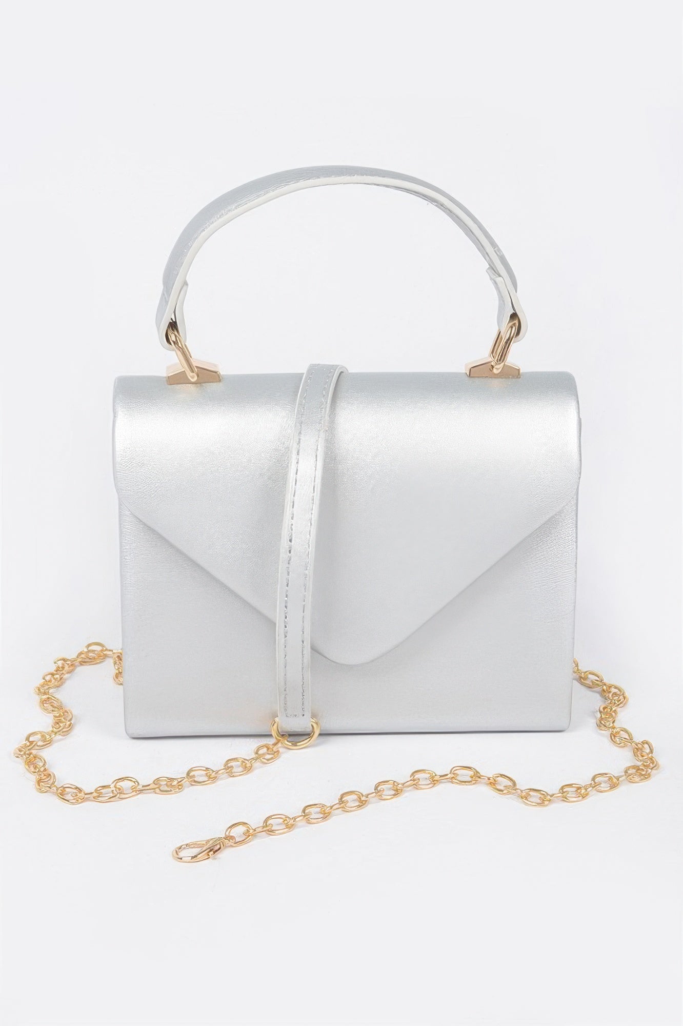 Искусственная кожа Клатч с простой ручкой FASHNZFAB, серебряный
Искусственная кожа Клатч с простой ручкой FASHNZFAB, серебряный