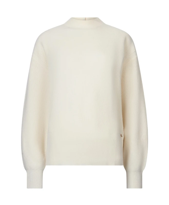 Ребристый свитер с высоким воротником Liu Jo, белый
Ребристый свитер с высоким воротником Liu Jo, белый