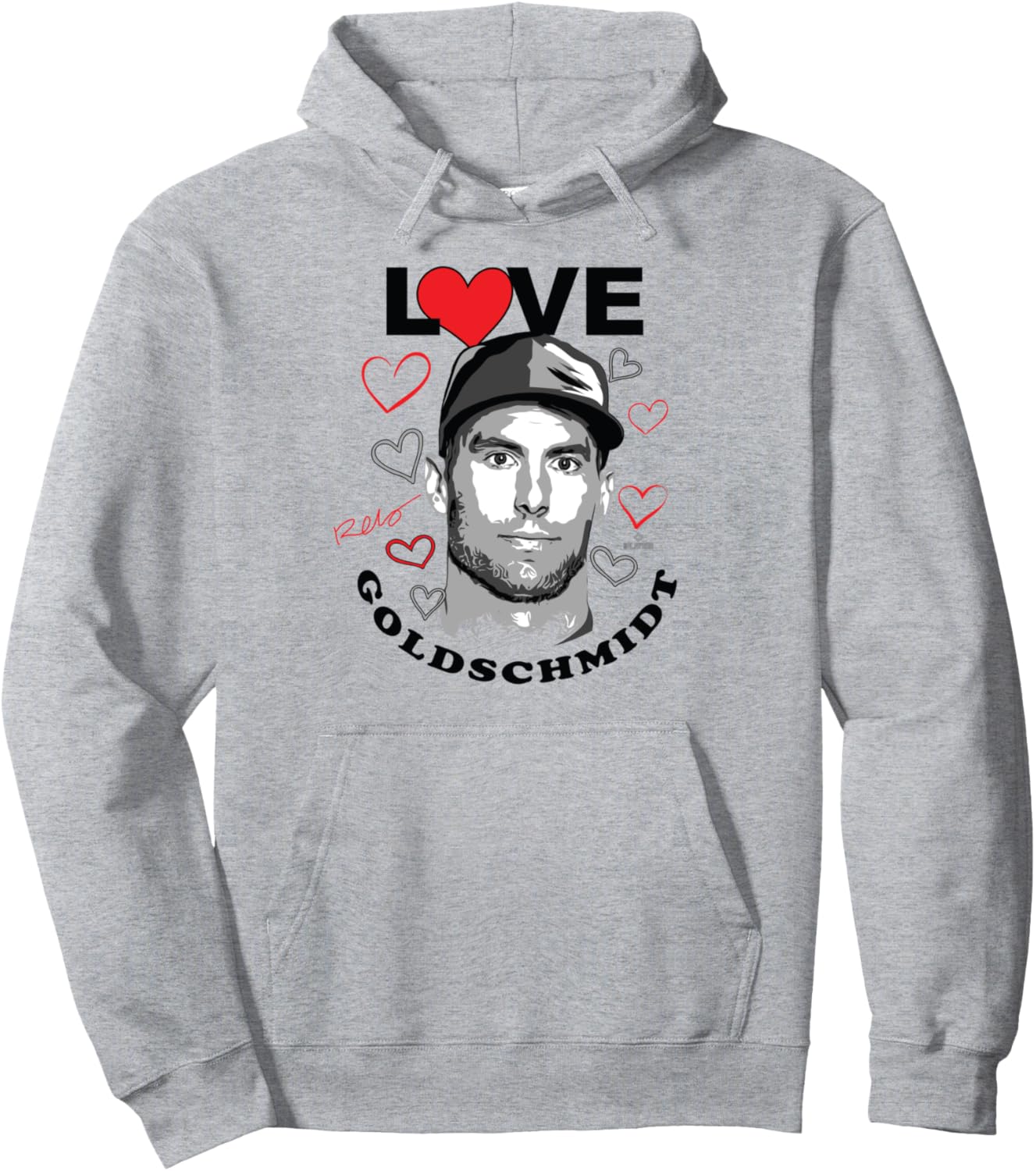 Толстовка Love Paul Goldschmidt Valentine St. Louis Baseball MLBPA Ryno Sports, серый
Толстовка Love Paul Goldschmidt Valentine St. Louis Baseball MLBPA Ryno Sports, серый