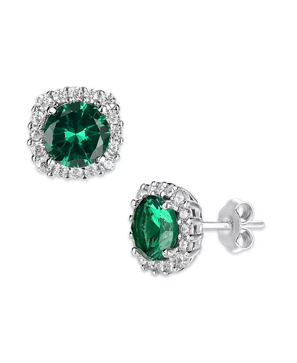 Серьги-Гвоздики в форме кушон из разноцветного кубического циркония из стерлингового серебра Giani Bernini, green
Серьги-Гвоздики в форме кушон из разноцветного кубического циркония из стерлингового серебра Giani Bernini, green