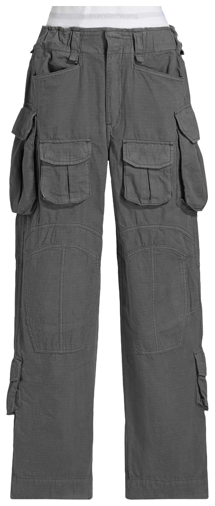 Брюки-карго Alexander Wang в классическом стиле с эластичным поясом и логотипом, зеленый
Брюки-карго Alexander Wang в классическом стиле с эластичным поясом и логотипом, зеленый