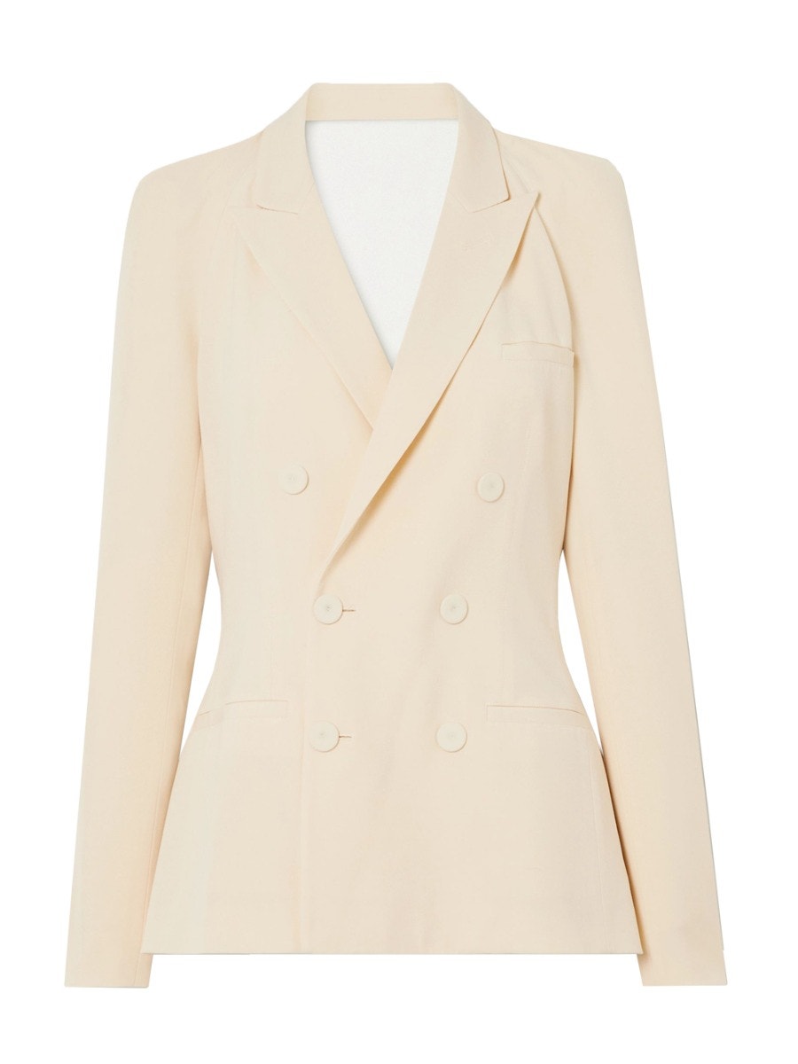 X Lotta Volkova приталенный блейзер с вырезом на спине Jean Paul Gaultier, бежевый
X Lotta Volkova приталенный блейзер с вырезом на спине Jean Paul Gaultier, бежевый