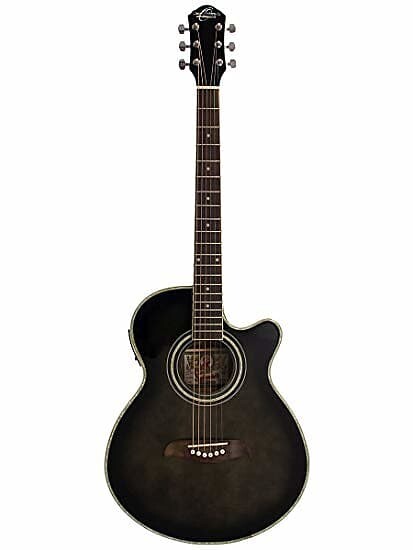 Акустическая гитара Oscar Schmidt OG10CEFTB Concert Size Body Spruce Top Mahogany Neck 6-String Acoustic-Electric Guitar