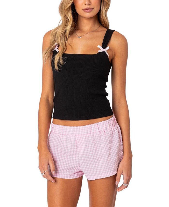 Майка Edikted Lola в рубчик, черный
Майка Edikted Lola в рубчик, черный