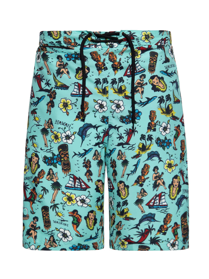 Плавки-шорты King Kerosin Hawaii мятного цвета King Kerosin
Плавки-шорты King Kerosin Hawaii мятного цвета King Kerosin