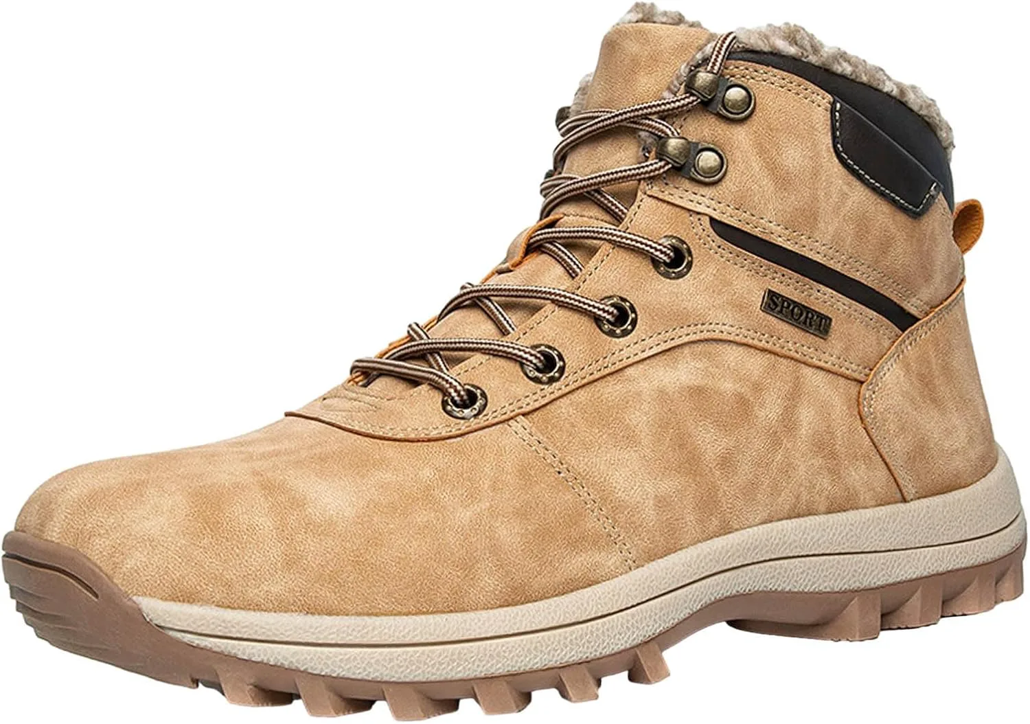 Мужские зимние ботинки Snow с водонепроницаемой утепленной меховой подкладкой, шнуровкой, теплые, противоскользящие, с удобной посадкой, для походов и прогулок Generic, хаки
Мужские зимние ботинки Snow с водонепроницаемой утепленной меховой подкладкой, шнуровкой, теплые, противоскользящие, с удобной посадкой, для походов и прогулок Generic, хаки