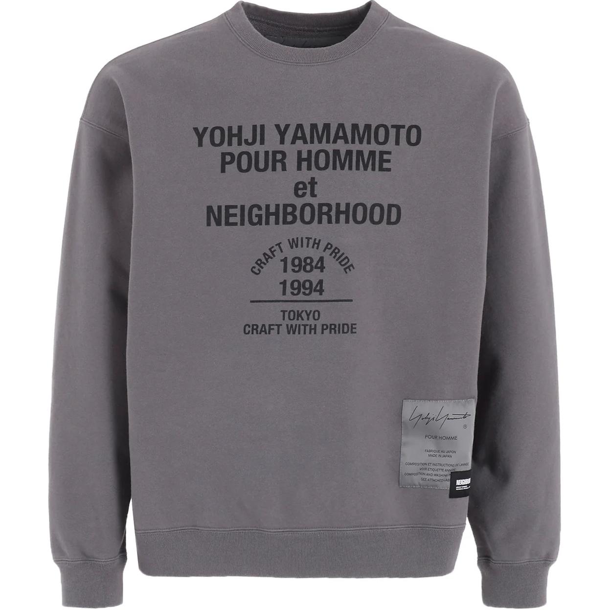 Толстовка X Neighborhood Yohji Yamamoto, серый
Толстовка X Neighborhood Yohji Yamamoto, серый