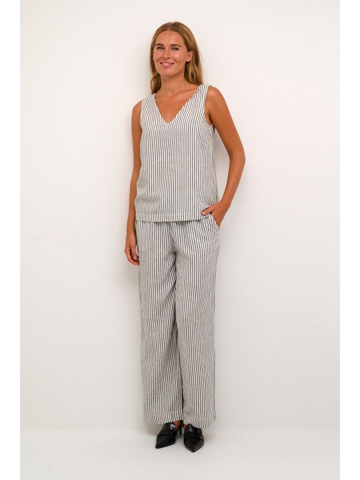 Блузка без рукавов KAmilia, классический крой, мел/черная полоска Kaffe
Блузка без рукавов KAmilia, классический крой, мел/черная полоска Kaffe