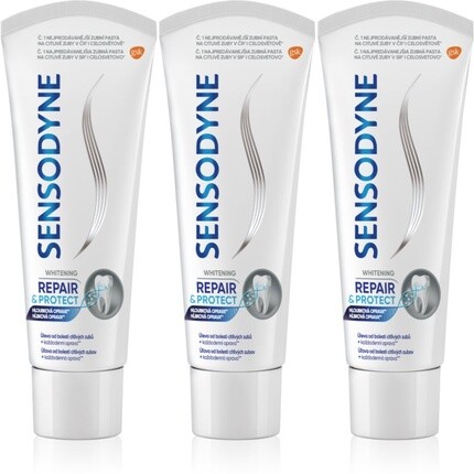 Отбеливающая зубная паста Repair Protect Sensodyne
Отбеливающая зубная паста Repair Protect Sensodyne