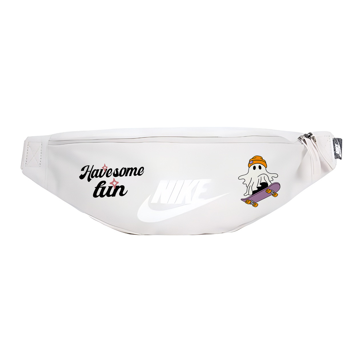 Nike Тканевая кошачья повседневная поясная сумка через плечо унисекс светло-землистого умбрового цвета, Ghost Play Skateboard
Nike Тканевая кошачья повседневная поясная сумка через плечо унисекс светло-землистого умбрового цвета, Ghost Play Skateboard