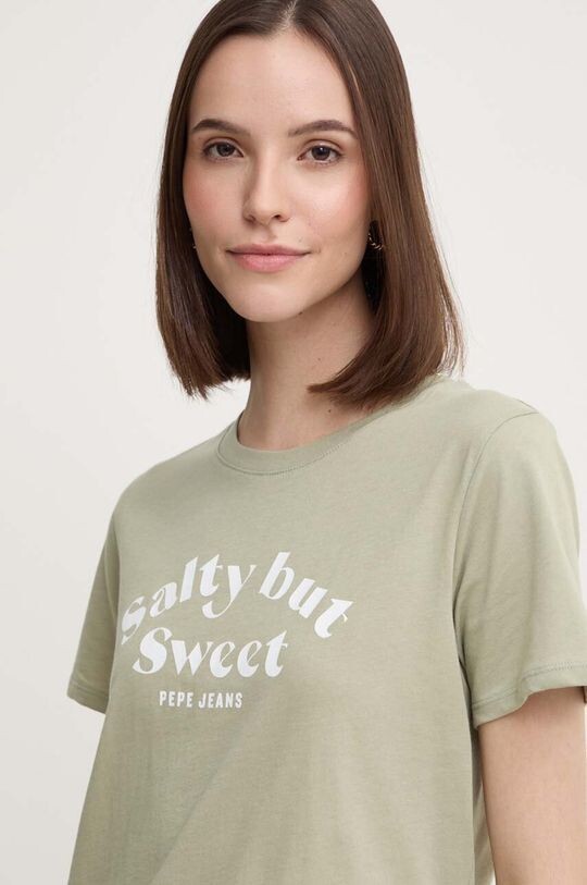 Хлопковая футболка EFFIE Pepe Jeans, зеленый
Хлопковая футболка EFFIE Pepe Jeans, зеленый