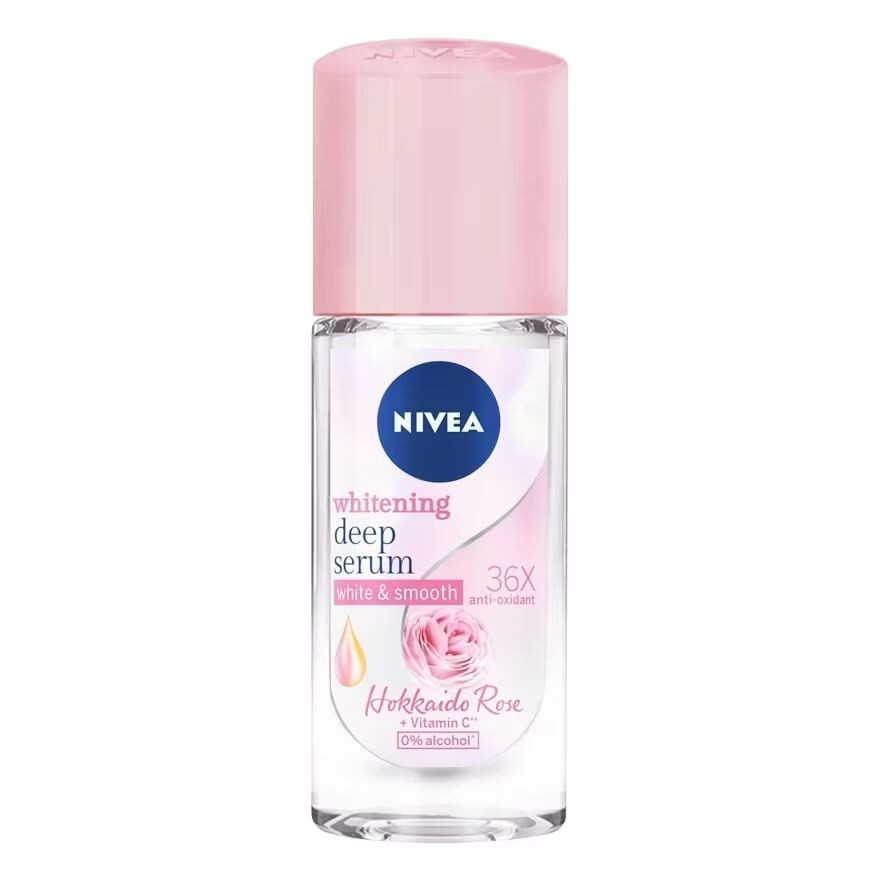 Nivea Сыворотка Roll On Hokkaido Rose 40 мл. ลดเหงื่อ ระงับกลิ่นกาย, White
Nivea Сыворотка Roll On Hokkaido Rose 40 мл. ลดเหงื่อ ระงับกลิ่นกาย, White