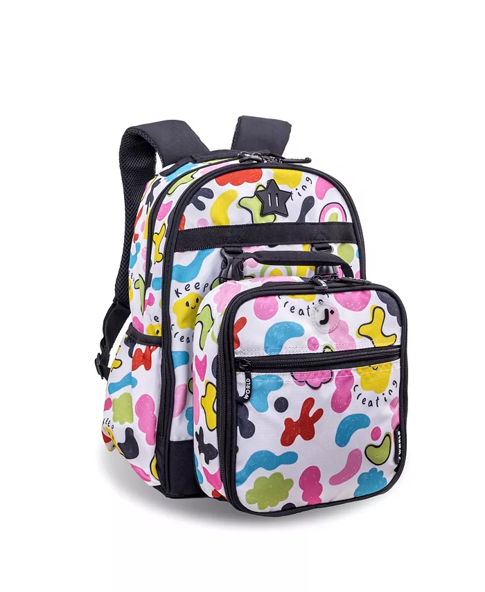 Рюкзак для мальчиков Duet 16" с отстегивающейся коробкой для ланча J World, белый
Рюкзак для мальчиков Duet 16" с отстегивающейся коробкой для ланча J World, белый