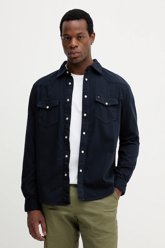 Джинсовая рубашка Tommy Hilfiger, темно-синий
Джинсовая рубашка Tommy Hilfiger, темно-синий
