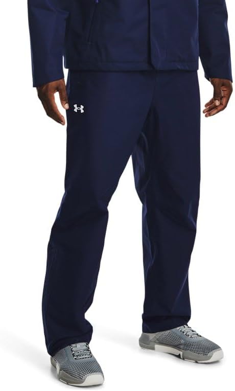 Мужские дождевые штаны Under Armour UA Stormproof Lined - водонепроницаемые и дышащие, Midnight Navy/White
Мужские дождевые штаны Under Armour UA Stormproof Lined - водонепроницаемые и дышащие, Midnight Navy/White