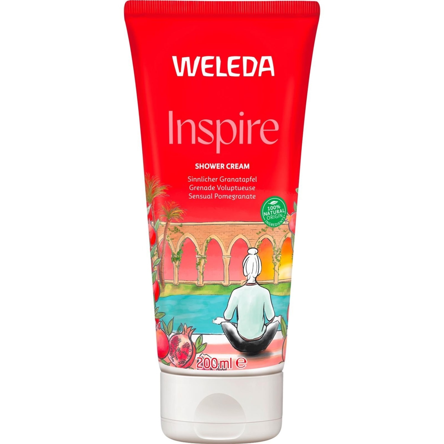 Гель для душа granatapfel inspire schönheitsdusche Weleda, объем 200 мл
Гель для душа granatapfel inspire schönheitsdusche Weleda, объем 200 мл