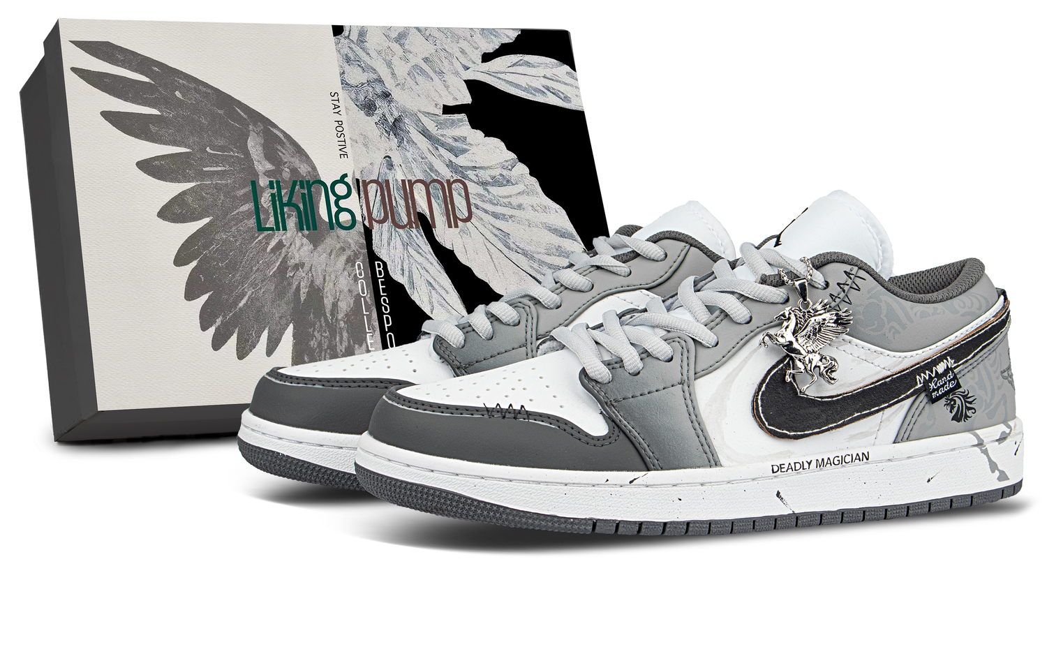 Jordan Детские баскетбольные кроссовки Air 1 Low 'Iron Grey' серебристого цвета, унисекс
Jordan Детские баскетбольные кроссовки Air 1 Low 'Iron Grey' серебристого цвета, унисекс