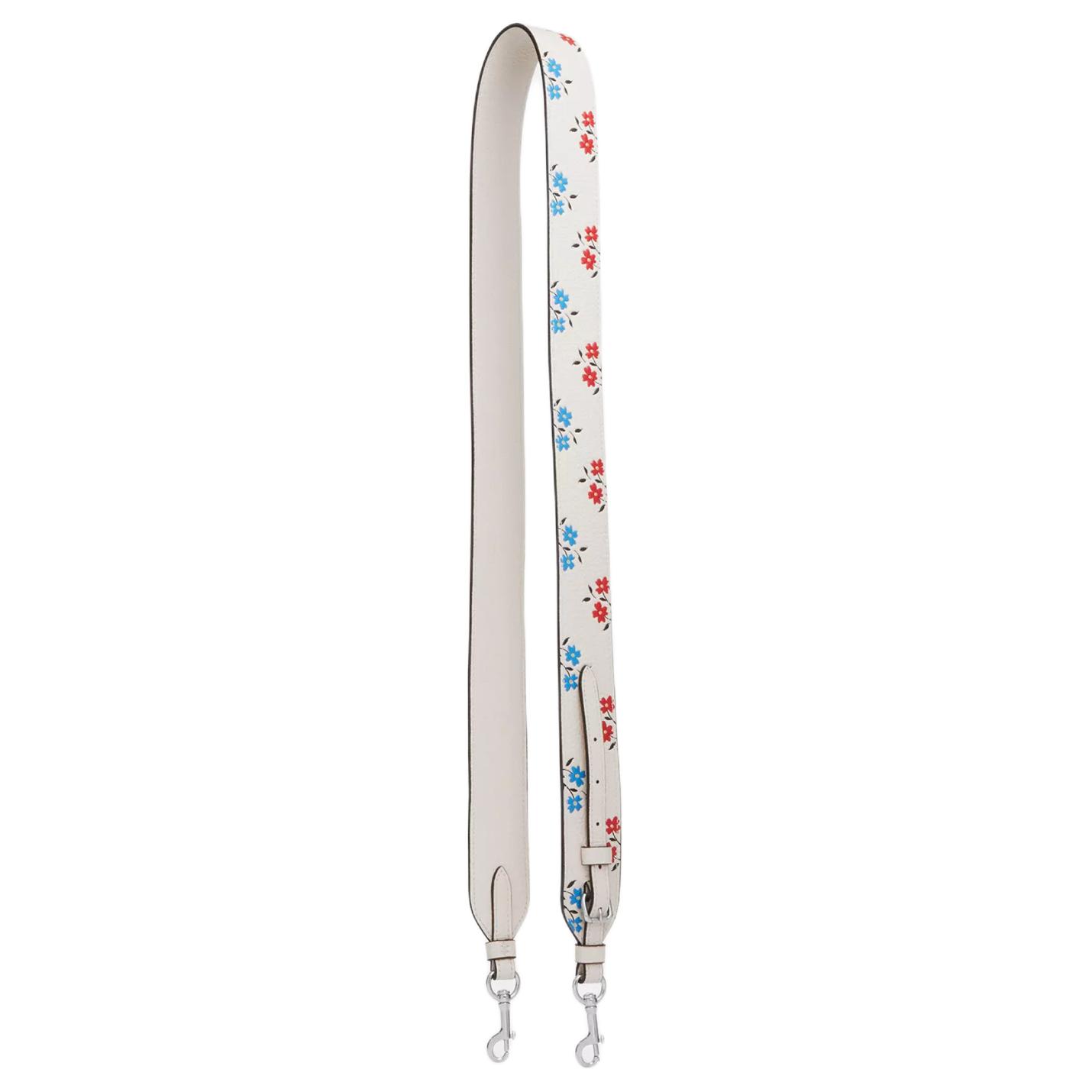 COACH Изящный кожаный ремень для сумки из галунной кожи женский серебристый и меловой мультиколор, Silver & Chalk Multicolor
COACH Изящный кожаный ремень для сумки из галунной кожи женский серебристый и меловой мультиколор, Silver & Chalk Multicolor