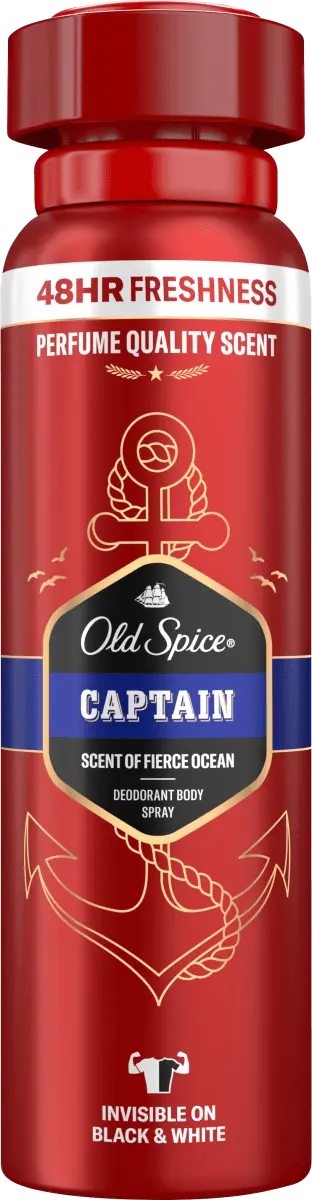 Дезодорант-спрей Капитан 150мл Old Spice
Дезодорант-спрей Капитан 150мл Old Spice