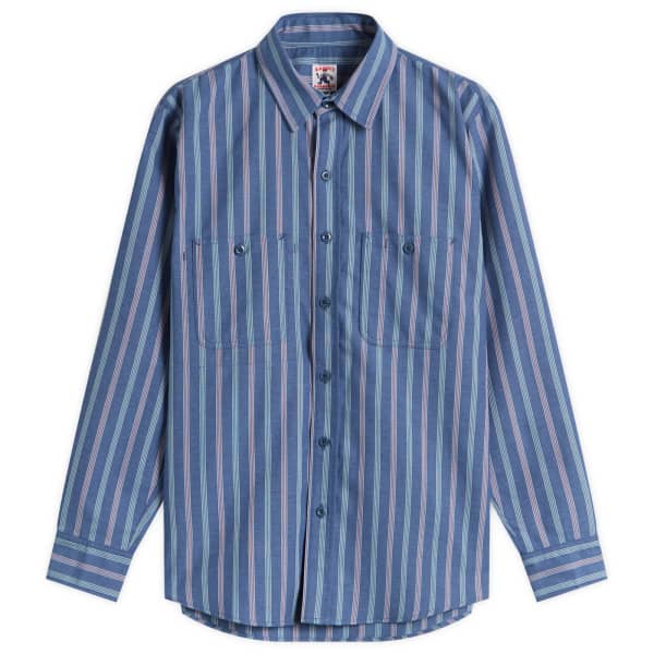 Рабочая рубашка с тремя карманами от Randy'S Garments, синий stripe jacquard
Рабочая рубашка с тремя карманами от Randy'S Garments, синий stripe jacquard