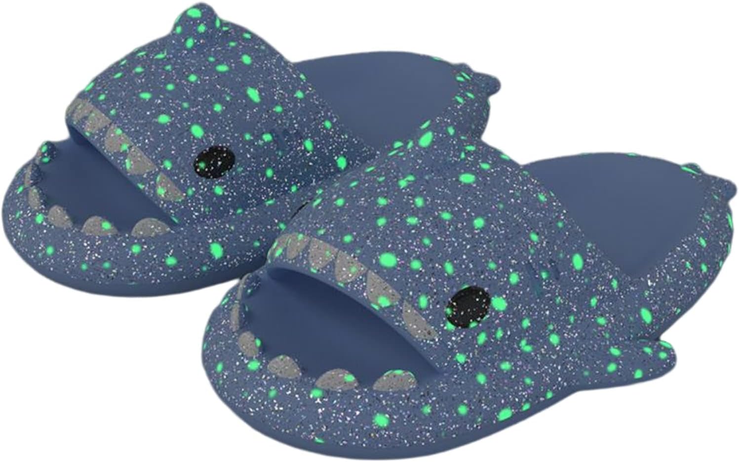 Светящиеся в темноте шлепанцы Galaxy Shark для мужчин и женщин, пляжные сандалии Cloud Shark светящиеся тапочки с акулой Quroxo
Светящиеся в темноте шлепанцы Galaxy Shark для мужчин и женщин, пляжные сандалии Cloud Shark светящиеся тапочки с акулой Quroxo