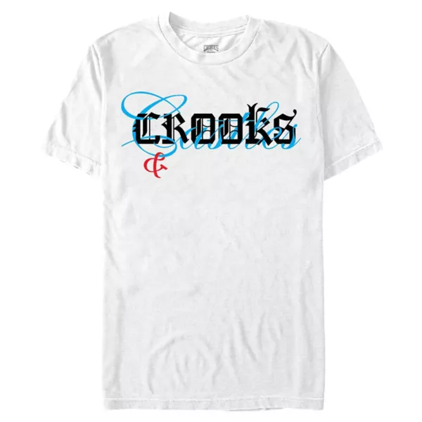 Мужская футболка Crooks and Castle с графическим логотипом в смешанном шрифте Licensed Character, белый
Мужская футболка Crooks and Castle с графическим логотипом в смешанном шрифте Licensed Character, белый