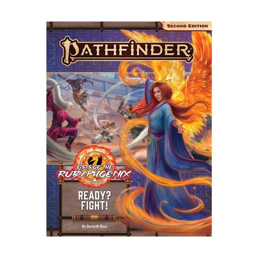 #167 "Fists of the Ruby Phoenix #2 - Ready Fight!", Pathfinder Roleplaying Game (2nd Edition) - Adventure Path #145 - #174, мягкая обложка
#167 "Fists of the Ruby Phoenix #2 - Ready Fight!", Pathfinder Roleplaying Game (2nd Edition) - Adventure Path #145 - #174, мягкая обложка