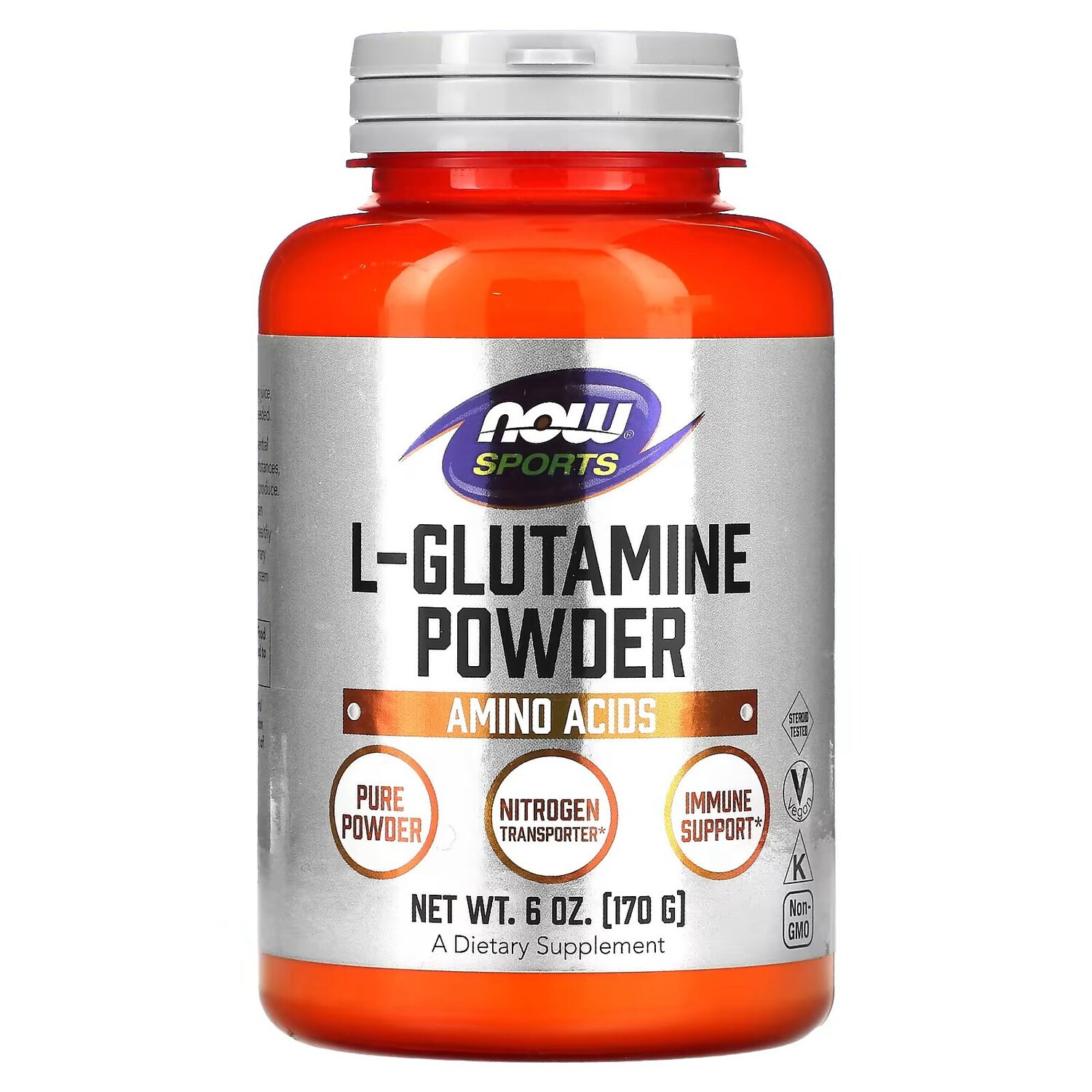 Sports, Порошок L-глутамина, 6 унций (170 г) Now Foods
Sports, Порошок L-глутамина, 6 унций (170 г) Now Foods