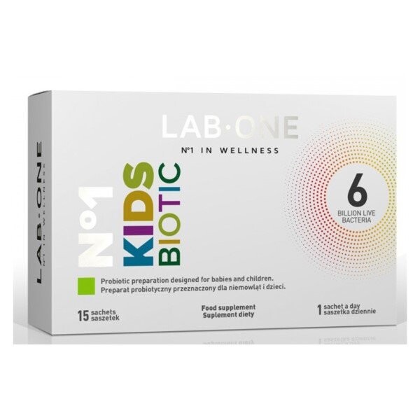БАД Lab One N1 KidsBiotic 15 пакетиков для детей
БАД Lab One N1 KidsBiotic 15 пакетиков для детей