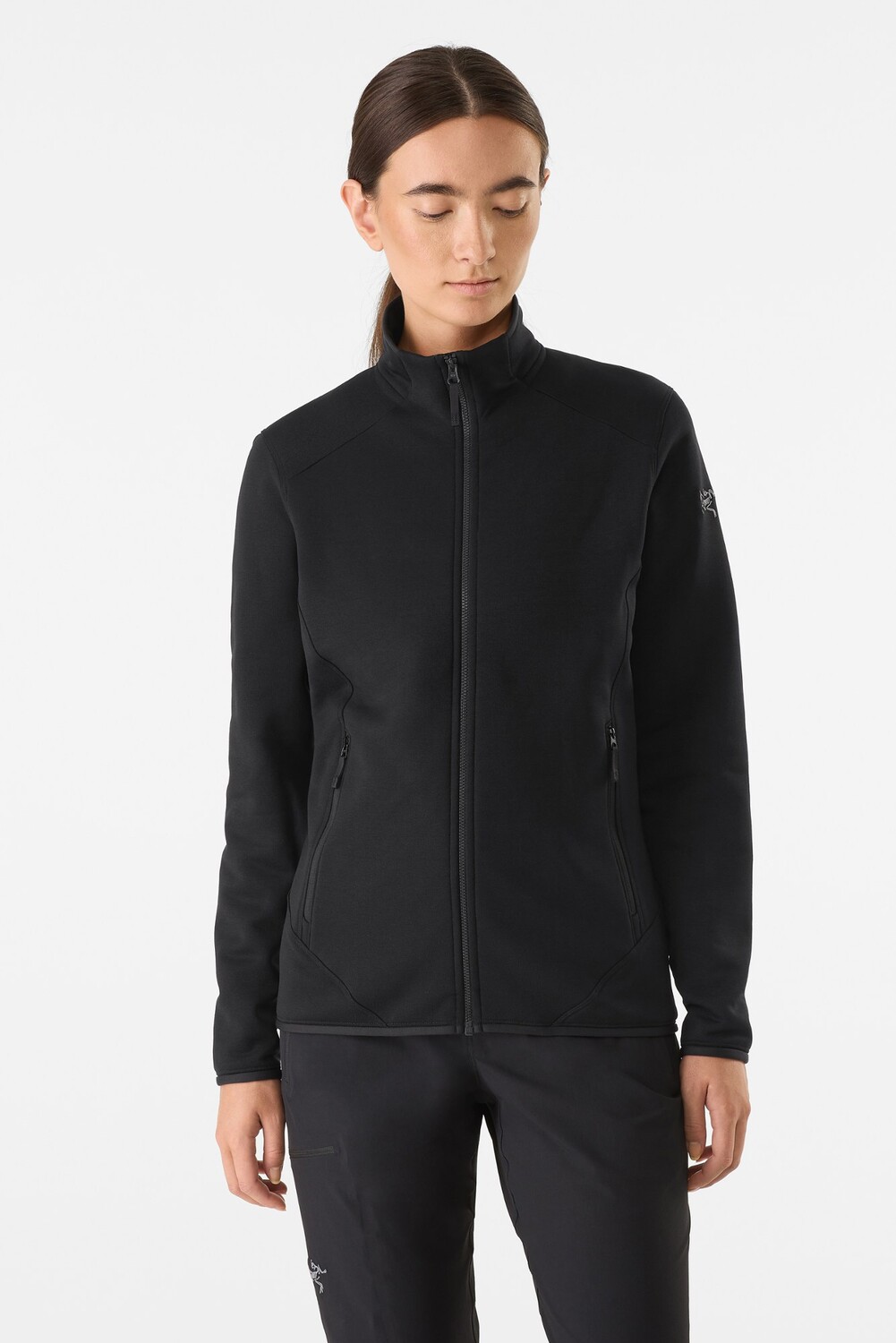 Флисовая куртка с кианитом — женская Arc'teryx, черный 
Флисовая куртка с кианитом — женская Arc'teryx, черный