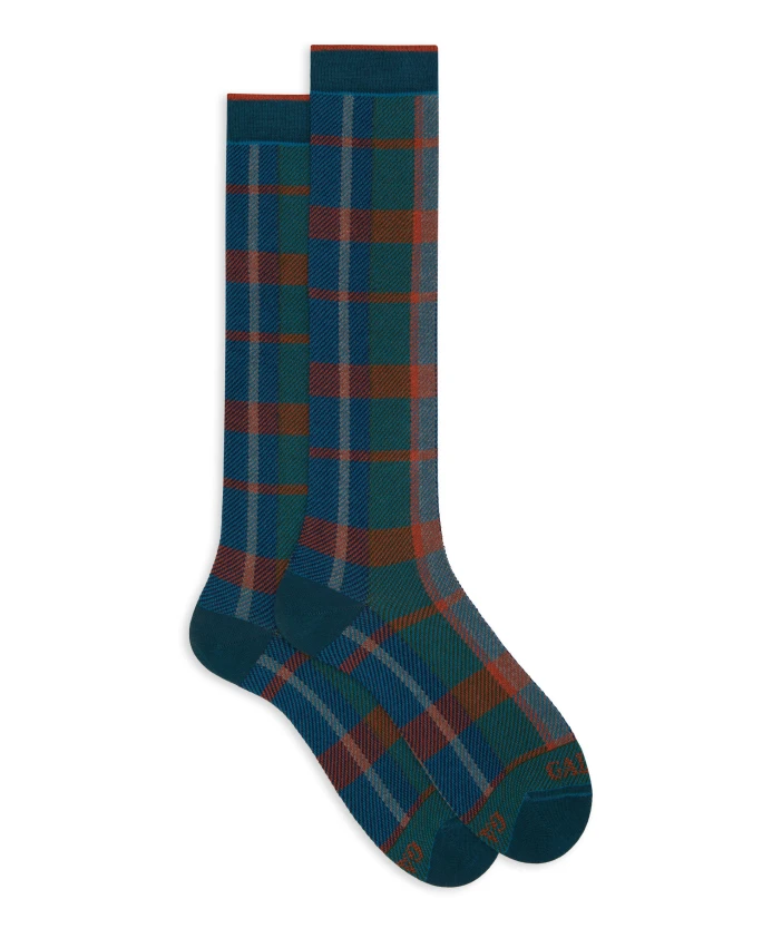 Длинные хлопчатобумажные носки с клетчатым узором Gallo, мультиколор
Длинные хлопчатобумажные носки с клетчатым узором Gallo, мультиколор